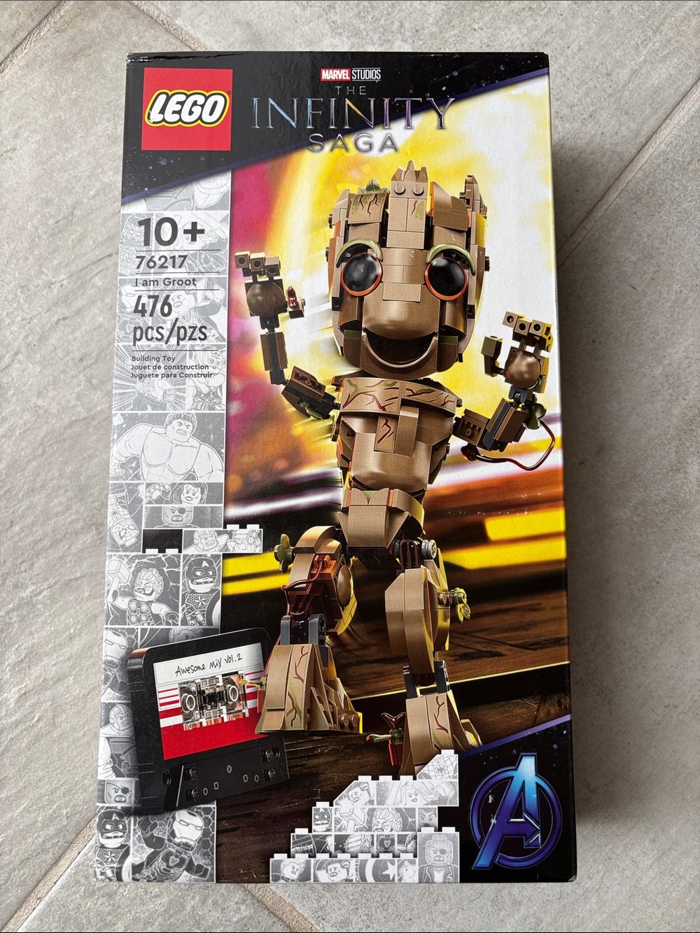 LEGO Groot Buildable Figure - Brown, Tan, Black